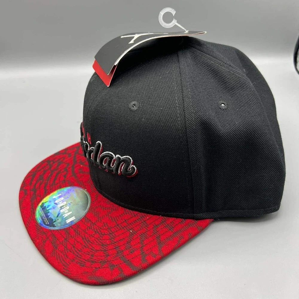 Air Jordan‎ Hat Men Black Cement Elephant Embroidered Jumpman Snap Back Cap New